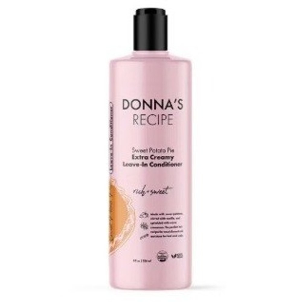 Donna's Recipe Sweet Potato Pie Extra Creamy Leave-In Conditioner 12oz New